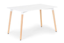 Modern Rectangular Table 120x80 cm for Dining Room, Living Room, Kitchen ModernHome