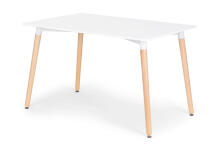 Modern Rectangular Table 120x80 cm for Dining Room, Living Room, Kitchen ModernHome