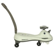 Bebe Basic Swing FIX S1 Art.253496 Gravity ride‑on car with handle and glowing LED wheels