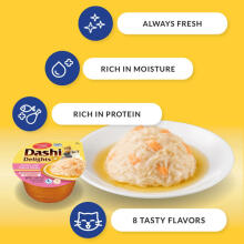 INABA Dashi Delights Курица в бульоне - лакомство для кошек - 70г