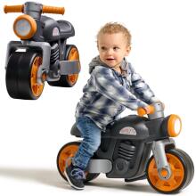 FALK Ride-On Running Bike Quiet Wheels Motor Prem1er Retro Black 12m+
