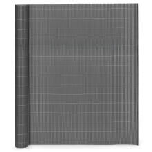 Double-Sided Bamboo Mat 150x300 cm for Balcony, Terrace, Fence Anthracite MultiGarden