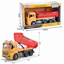 WOOPIE Construction Dump Truck in 1:12 Scale with Light and Sound Effects