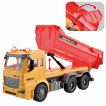 WOOPIE Construction Dump Truck in 1:12 Scale with Light and Sound Effects