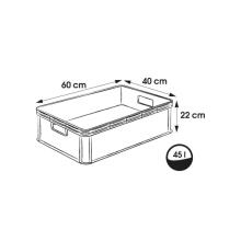 Transport box with load capacity up to 60kg Robert 60x40x22cm 45L grey