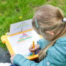 WOOPIE Magnētiskā Dēļa Bērniem Montessori MagPad Dinosaurus