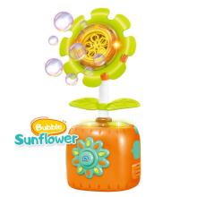 WOOPIE Sunflower Electric Bubble Machine with Light and Sound Effects