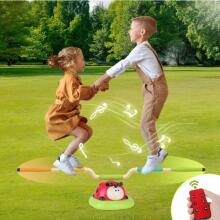 WOOPIE 3-in-1 Dexterity Game Rocket Launcher Jump Rope Target Throw Ladybug