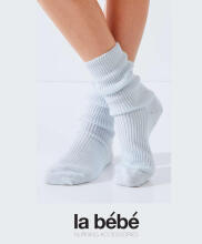 La bebe™ Natural Eco Cotton Baby Socks Art.81008 Blue