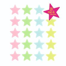 Zahnfee - Reward stars glow in the dark, 20 pieces