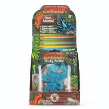 Zoology - Sticky-Animal glow in the dark, 4 assorted