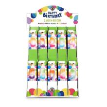 Birthday Fun - Rainbow number candle 0–9, assorted