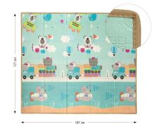 MILLY MALLY 6432 Foldable Foam Mat Play Circus and Travel T1