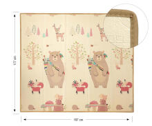 MILLY MALLY 6434 Folding Foam Mat Play Woods T1