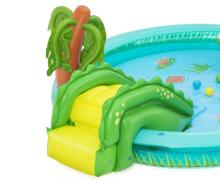 BESTWAY 53166 Krokodilu līcis - Ūdens spēļu centrs 2.24m x 1.81m x 72cm