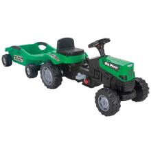 WOOPIE Pedal Tractor Big PowerTrac with XXL Trailer