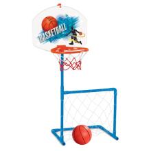 WOOPIE 2-in-1 Basketball and Soccer Goal Set + Ball