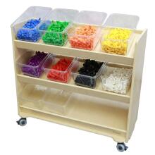 MASTERKIDZ Mobile Cart - 3 Shelves for STEM Board Accessories