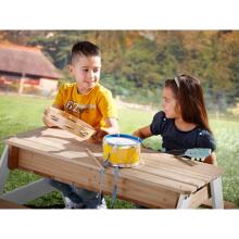 AXI Picnic Table Nick with Bench and Umbrella and Water/Sand Containers