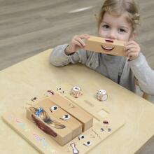 MASTERKIDZ Learning Emotions Wooden Montessori Game