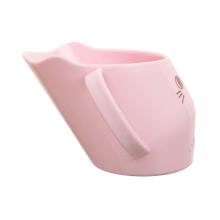 A0696 TILTED CUP FOR LEARNING TO DRINK PINK