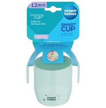 CANPOL 74/060 Clever Open Cup for Children Learning to Drink Turquoise