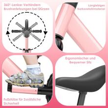 Zwoos Balance Bike Art.255172 Pink  Children's bicycle - runner with metal frame