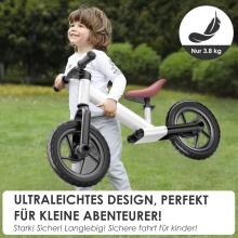 Zwoos Balance Bike Art.255173 White  Children's bicycle - runner with metal frame