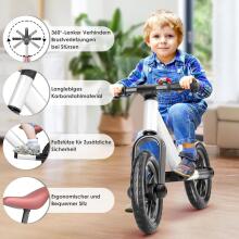Zwoos Balance Bike Art.255173 White  Children's bicycle - runner with metal frame