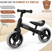 Mncylion Balance Bike Bobike Art.255175 Black Children's bicycle - runner with metal frame