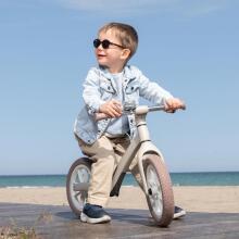 KikkaBoo Lanser Balance Bike Art.255181 Black Children's bicycle - runner with metal frame