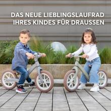 KikkaBoo Lanser Balance Bike Art.255181 Black Children's bicycle - runner with metal frame