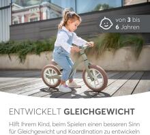 KikkaBoo Lanser Balance Bike Art.255182 Beige Children's bicycle - runner with metal frame