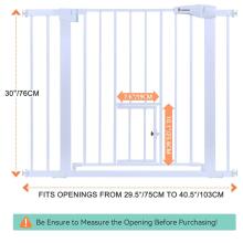 Comomy Door Safety Gate Art.255189 White  Security Gate