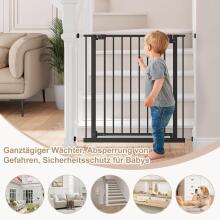 Woltu Door Safety Gate Art.255191 Black Security Gate