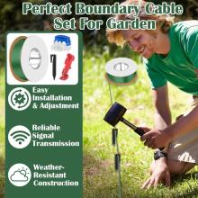 Boundary Cable Robotic Lawnmower  Art.255237 Cable Robotic Lawnmower + 25 Pegs + 5 Waterproof Cable Connectors + 5 Branch Connectors