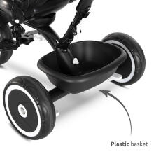 Lorelli Tino Art.10050682506 Grey Children's tricycle with handlebar and roof