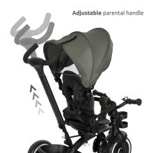 Lorelli Tino Art.10050682506 Grey Children's tricycle with handlebar and roof