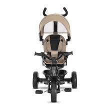 Lorelli Tino Art.10050682507 Beige Children's tricycle with handlebar and roof