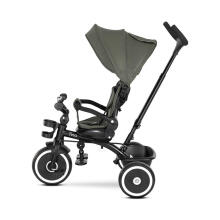 Lorelli Tino Art.10050682512 Green Children's tricycle with handlebar and roof
