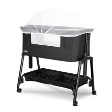 Lorelli Millie Art.10080732501 Black Cot for comfortable co-sleeping 2 in 1