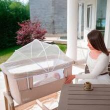 Lorelli Millie Art.10080732507 Beige Cot for comfortable co-sleeping 2 in 1