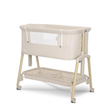 Lorelli Millie Art.10080732507 Beige Cot for comfortable co-sleeping 2 in 1