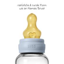 Bibs Round Latex Baby Bottle  Art.255415 Flow Blue Feeding bottle 120ml