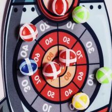 WOOPIE Dexterity Game with Velcro Darts Rocket Target