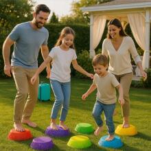 WOOPIE Balancing Stones Glowing Sensory Balance Training 6 pcs