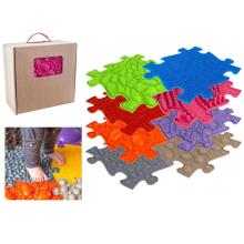 WOOPIE Sensory Orthopedic Mat Puzzle 8 pcs. VERSION-1A