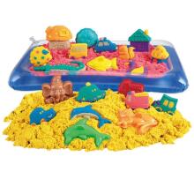 WOOPIE Kinetic Sand 0.8 kg Set in a Basket with Molds + Sandbox