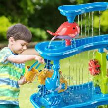 WOOPIE Huge Aquapark Water Table 6-in-1 Sandbox Waterfall 6-Level Modular Water Track