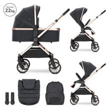 Lorelli Reya 2 in1 Art.10022072501 Black Jasper Universal stroller 2 in 1